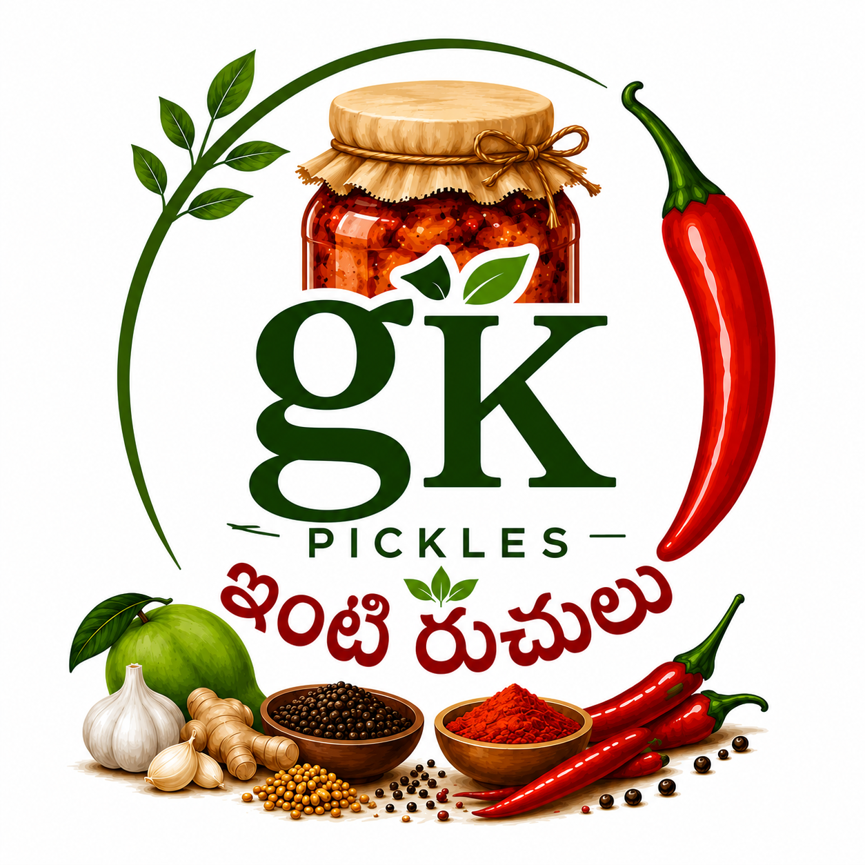 GK Pickles logo
